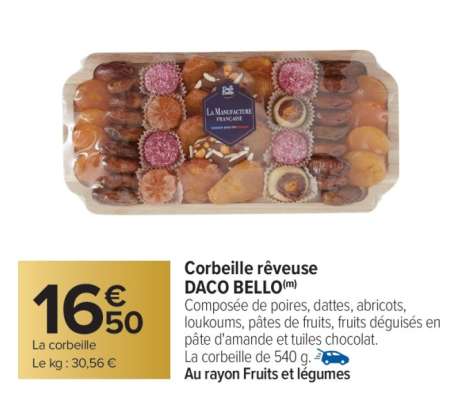 Corbeille rêveuse DACO BELLO