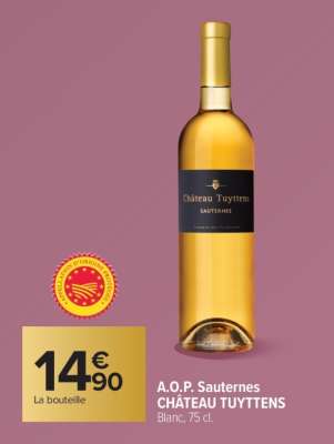 A.O.P. Sauternes CHÂTEAU TUYTTENS