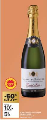A.O.P. Crémant de Bourgogne HONORÉ LOUIS