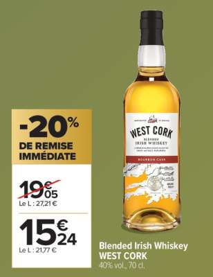 Blended Irish Whiskey WEST CORK