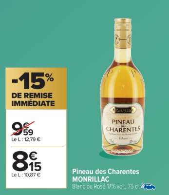 Pineau des Charentes Monrillac