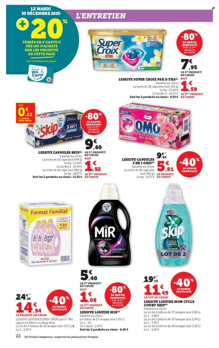 Catalogue SUPER U - 16/12/2025 - 11/01/2026. Page 22