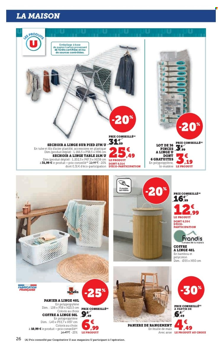 Catalogue SUPER U - 16/12/2025 - 11/01/2026. Page 26