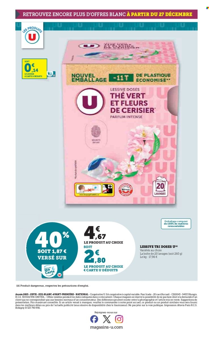 Catalogue SUPER U - 16/12/2025 - 11/01/2026. Page 10