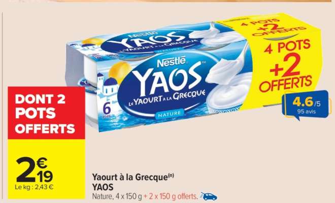 Yaourt à la Grecque YAOS