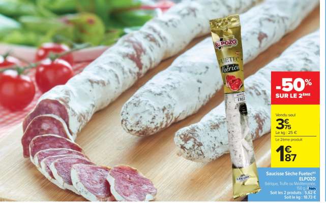 Saucisse Sèche Fuetec® ELPOZO