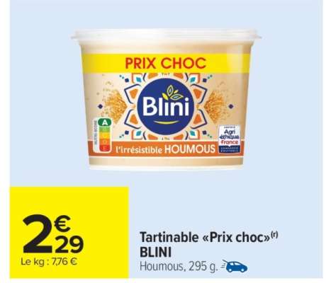 Tartinable «Prix choc» BLINI