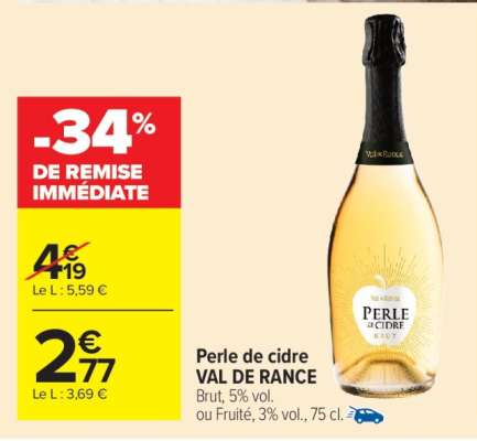 Perle de cidre VAL DE RANCE