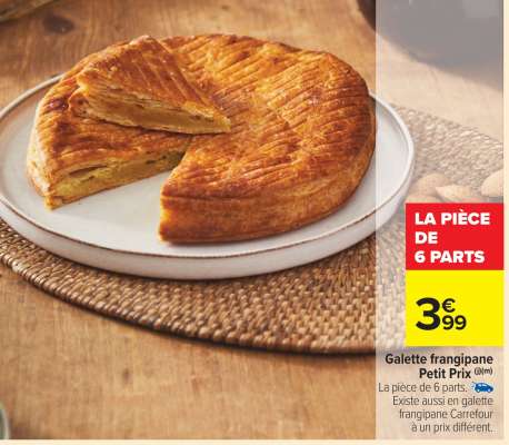 Galette frangipane Petit Prix