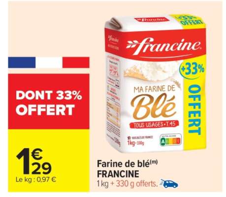 Farine de blé(m) FRANCINE