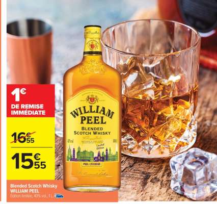 BLENDED SCOTCH WHISKY "WILLIAM PEEL"