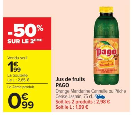 Jus De Fruits Pago