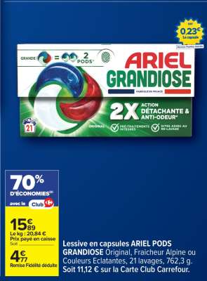 ARIEL PODS GRANDIOSE
