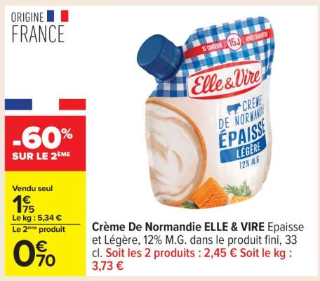 Crème de Normandie ELLE & VIRE