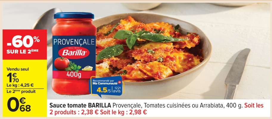 Sauce Tomate Barilla