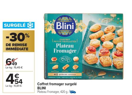 Coffret fromager surgelé BLINI