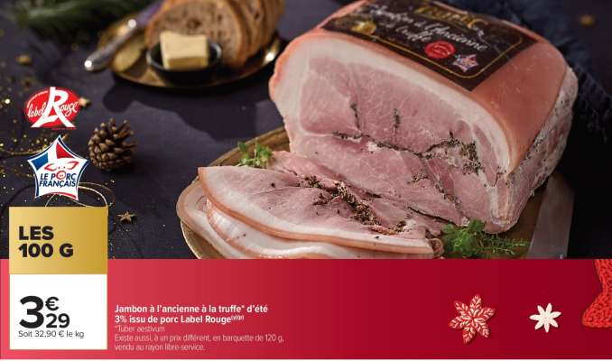 Jambon à l'ancienne à la truffe d'été