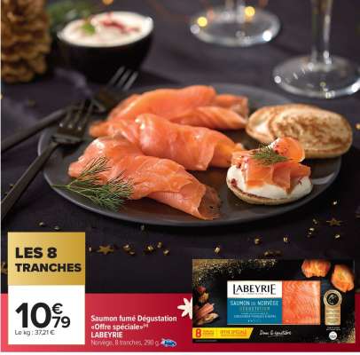 Saumon Fumé Dégustation "Offre spéciale" LABEYRIE