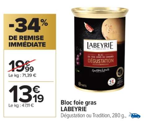 Bloc foie gras LABEYRIE