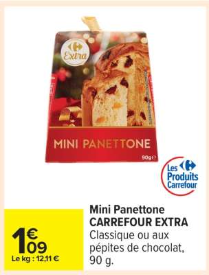 Mini Panettone CARREFOUR EXTRA