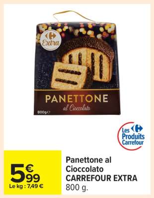 Panettone al Cioccolato CARREFOUR EXTRA