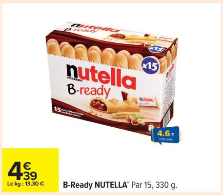 B-READY NUTELLA