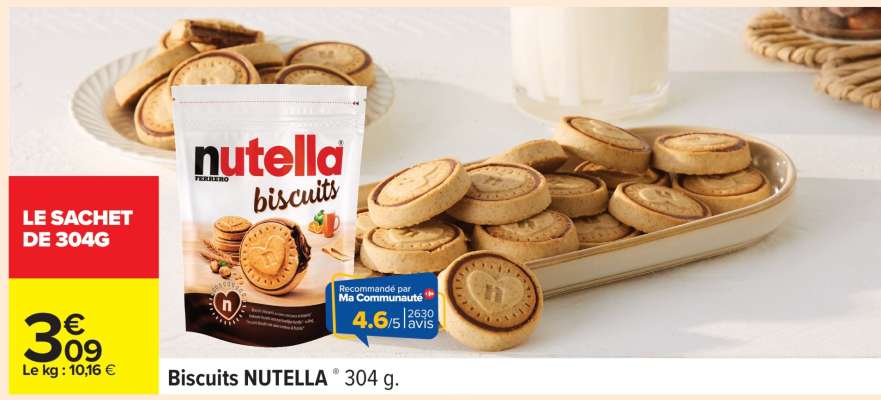 Biscuits Nutella