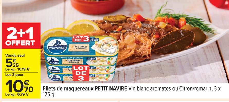 Filets de Maquereaux 'Petit Navire'