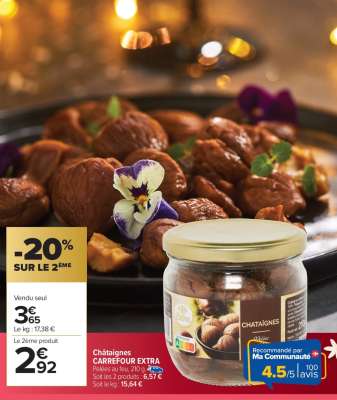 Châtaignes CARREFOUR EXTRA
