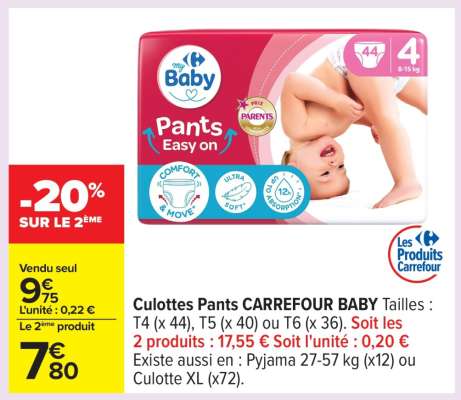 Culottes Pants CARREFOUR BABY