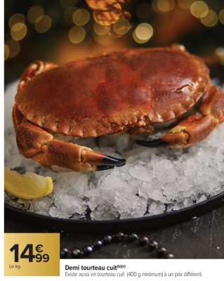 Demi-Tourteau Cuit