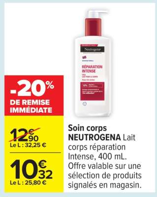 Soin corps NEUTROGENA