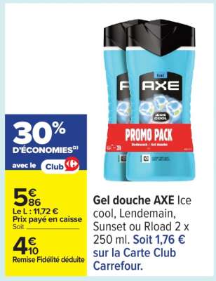 Gel Douche Axe