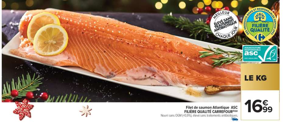 Filet de saumon Atlantique ASC
