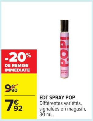 EDT SPRAY POP