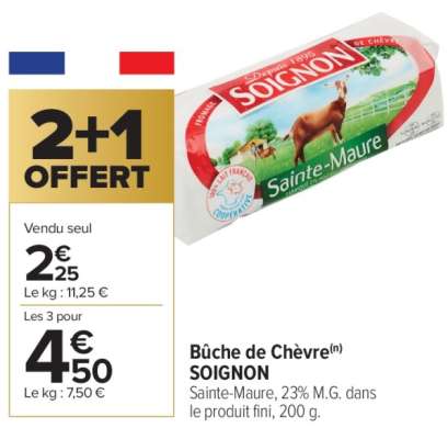 Bûche De Chèvre Soignon