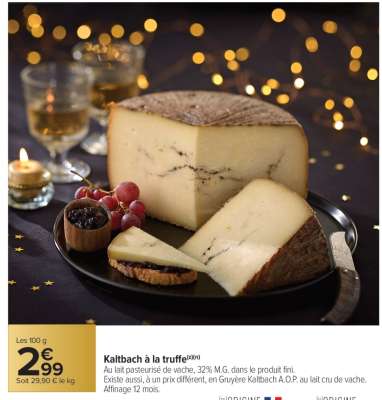 Kaltbach à la truffe