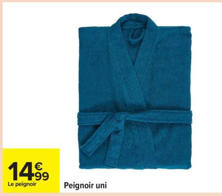 Peignoir uni