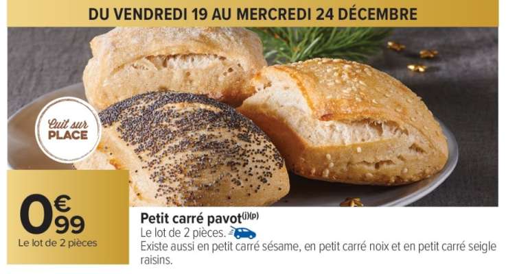 Petit carré pavot