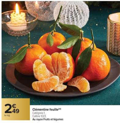 Clémentine feuille