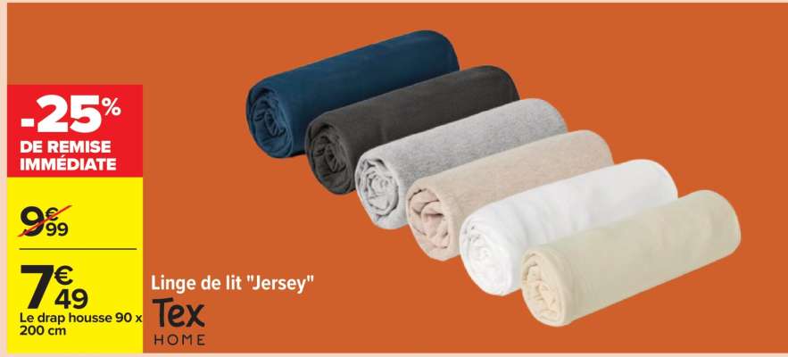 Linge de lit "Jersey"