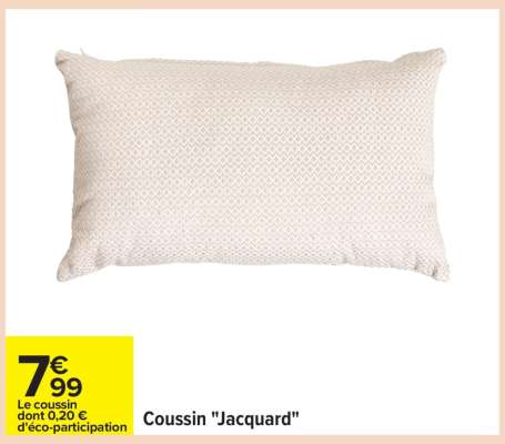 Coussin "Jacquard"