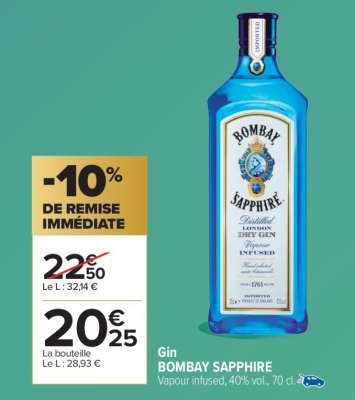 Gin Bombay Sapphire