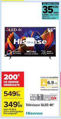 Téléviseur QLED 4K