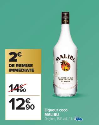 Liqueur coco MALIBU