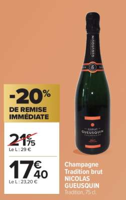 Champagne Tradition brut NICOLAS GUESQUIN