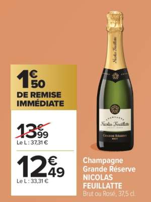 CHAMPAGNE GRANDE RÉSERVE NICOLAS FEUILLATTE