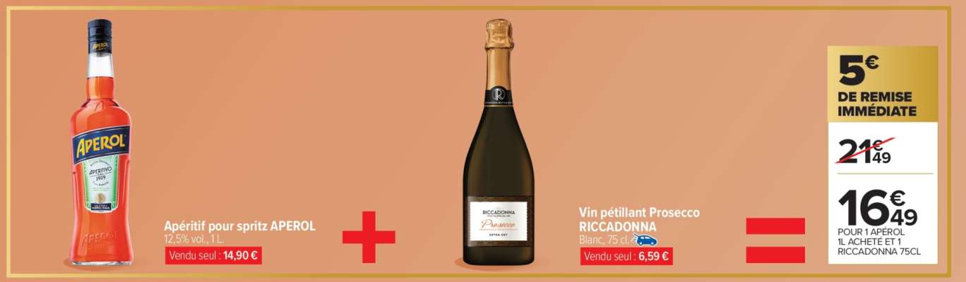 Apéritif pour spritz APEROL