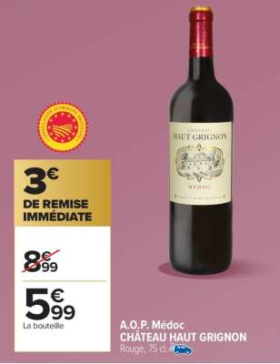 A.O.P. Médoc CHÂTEAU HAUT GRIGNON