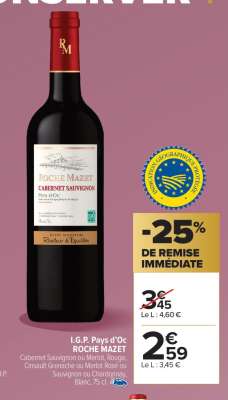 I.G.P. Pays d’Oc ROCHE MAZET